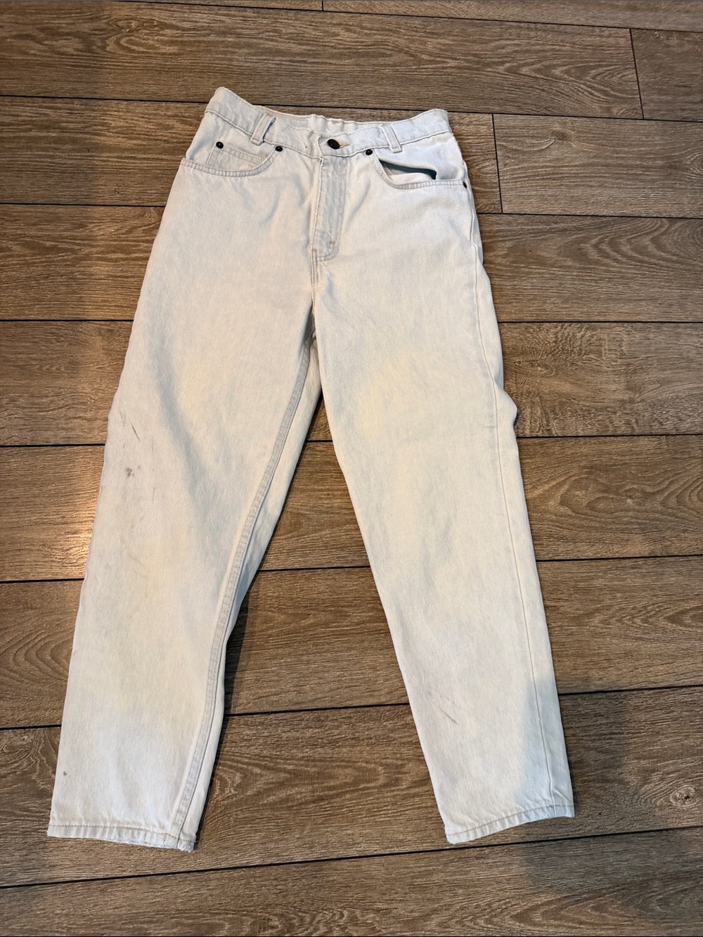 Levi's Light Wash White-Blue Denim Jeans 12.5